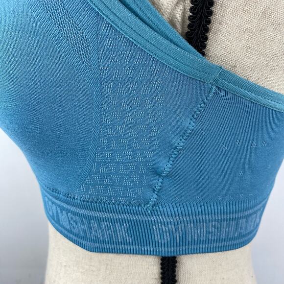 Gymshark Apex Seamless Sports Bra Light Blue Breathable Womens Sz Small Padded - Picture 7 of 14